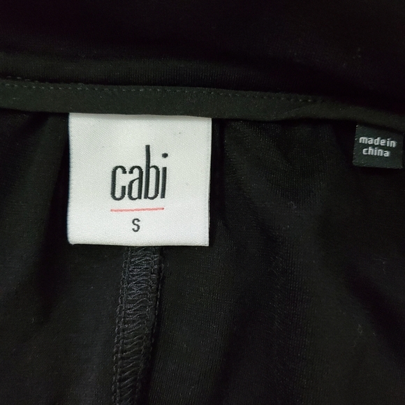 CAbi Chance Zip Up Bomber Jacket Black Small - Picture 5 of 10